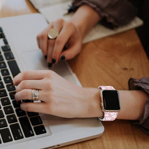 Teeth Watch Bands Compatible with Apple Watch 42mm 44mm 45mm 49mm for Girls Women Men Silicone Wristbands Strap Replacement for IWatch Series SE 8 7 6 5 4 3 2 1