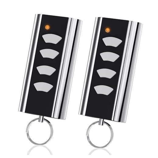 pepape 2 Stück Garage Handsender für Normstahl Entrematic RCU 433-4K, RCU 433-2K, EA433 2KM, EA433 2KS, Kompatibel mit Crawford Normstahl 433,92 Rolling Code Garage Fernbedienung