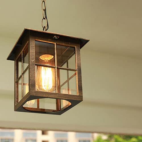 Lanterne suspendue extérieure étanche E27 anti-corrosion