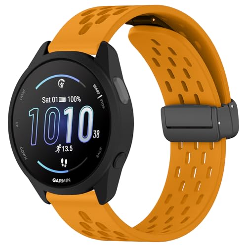 [SumNeol] 20mm �o���h Garmin(�K�[�~��) Forerunner 570 42mm/165/245/645/Approach S50/S44/Vivoactive 6/5/Venu Sq 2/Venu 2 Plus �Ή� �����o���h �V