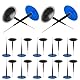 EXLECO 24 pro Set Reifenreparaturset, 51mm Gummi Reifenstopfen Patch & 6mm Stange, Reifenreparatur Pilz, Autoreifen Reparaturset Reifenpflaster Reifen Flickset für Tubeless Fahrrad Motorrad Auto PKW