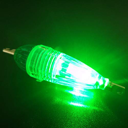 Luz de pesca, luz de pesca antiferrugem de alto brilho LED PE atraente isca para ambientes externos