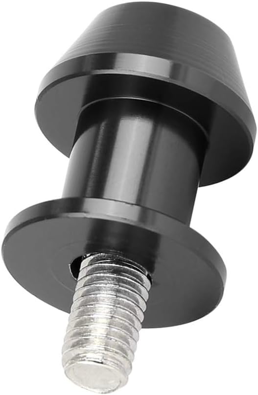 M8x1.25 Motorcycle CNC Swingarm Spool Stand Bobbin Starting Frame Screw Swing Arm Sliders Spools Universal Black 1996-2024