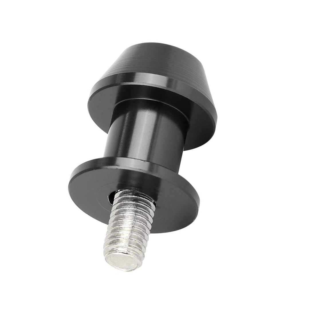 M8x1.25 Motorcycle CNC Swingarm Spool Stand Bobbin Starting Frame Screw Swing Arm Sliders Spools Universal Black 1996-2024