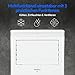 MEDION Smarte Mobile Klimaanlage mit Abluftschlauch P1002 (10000 BTU, mobil, inkl. Fensterabdichtung, bis 34m², 3in1 Kühlen Entfeuchten Ventilieren, App- und Sprachsteuerung, Schlafmodus, MD 37733)