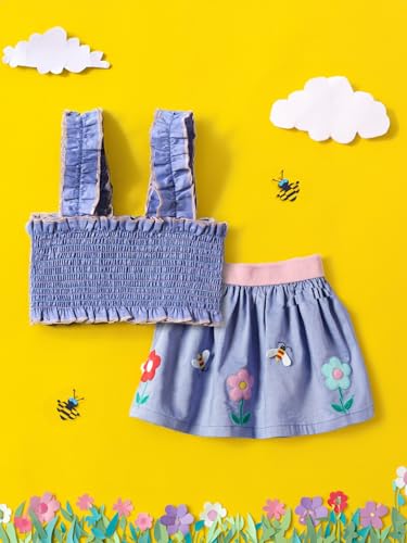 Image of Nautinati Baby Girls Cute Printed Top and Shorts Clothing Set | Age 0-3 Years