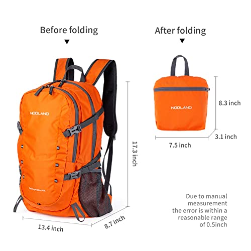 Sharkborough Nodland 40L Lightweight Hiking Backpack Water Resistant For Camping Packable Waterproof Daypack Travel Men Women #TOP2