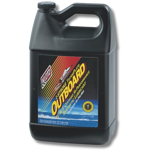 Klotz Outboard TechniPlate Synthetic Premix/Injector Oil for 2-Stroke TC-W3 Marine Engines 1 Gallon KL-333