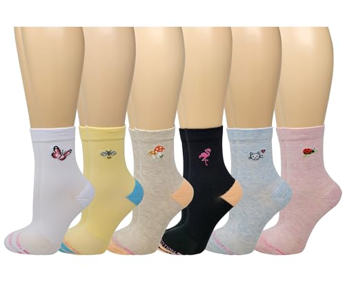 Image of Mid-Crew Compression Socks | Half-Cushion | Dr Motion ( 6 Pairs )