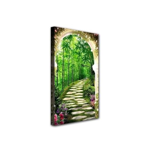 Diamond Painting Automne Usine XXL Kit Complet 5D Peinture Diamant 75x150cm