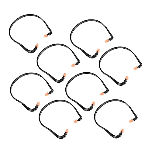 UTHCLO 8個シリコン製バンド耳栓 防音耳栓 ノイズキャンセリング 耳保護具 様々なシーンで使用可能 睡眠 旅行 作業用