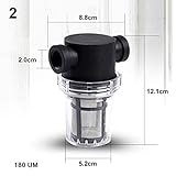 2. El kit de prefiltro incluye un cartucho de filtro de malla fina lavable y viene con 2 conectores para ayudar con la instalación.