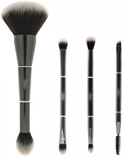 4pcs Makeup Brush Set 2 In 1 Double-ended Met...