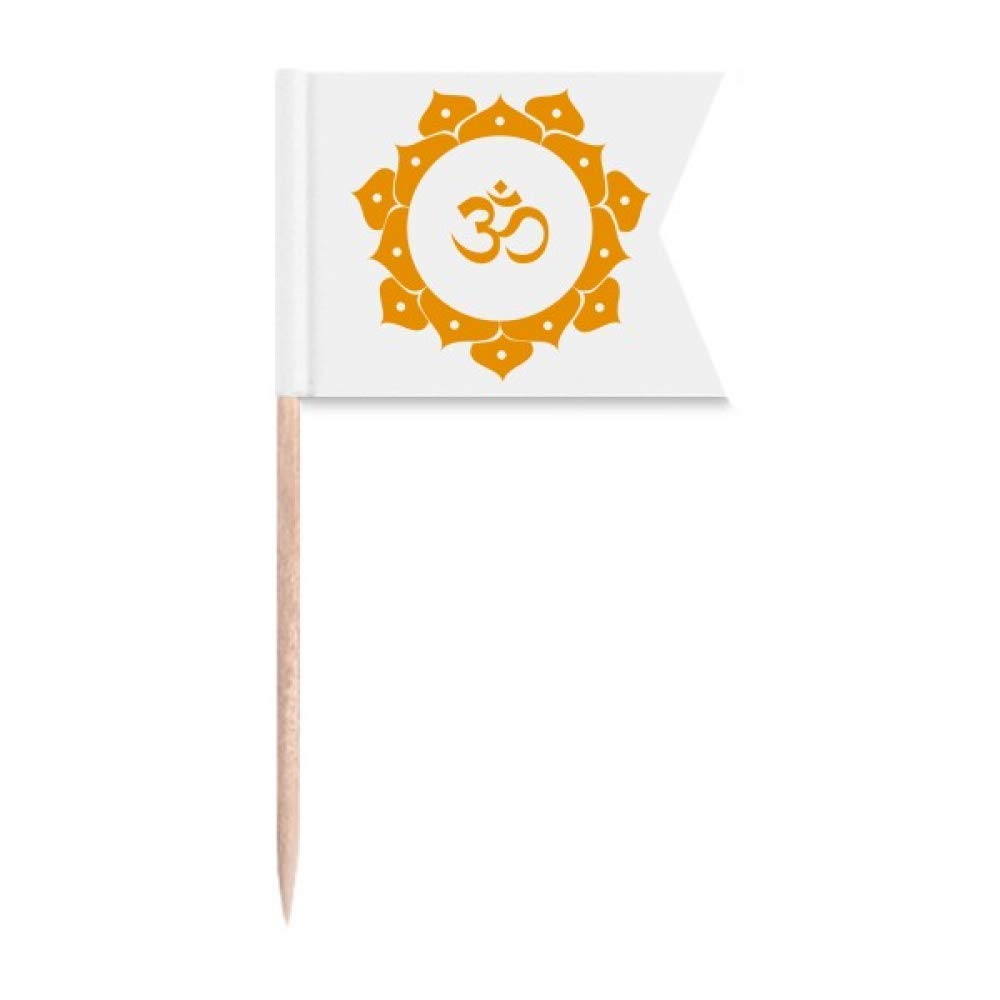 Drapeaux cure-dents lotus jaune pour sublimer un plateau de fromage