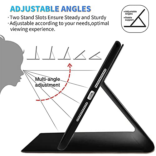 Galaxy Tab A 10.1 Tablet Case 2019 Model T510 T515 T517, Dikoer Slim Adjustable Stand Back Shell Protection Smart Tablet Cover For Samsung Galaxy Tab A 10.1 Inch, Eagle On American Flag #TOP4