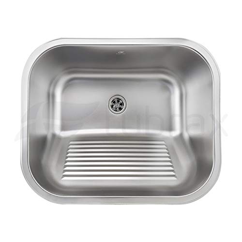 Tanque 55 X 45 X 22 Cm Aço Inox 304 Com Válvula Tubrax