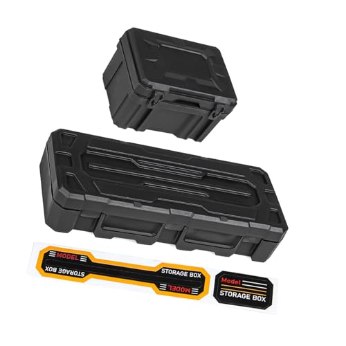 クローラートラック機器ケース大容量コンパートメントとスケールモデルのアップグレード耐衝撃クローラースペアパーツ用の装備