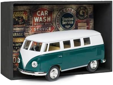 Presente Perua Kombi - Super Kit Miniatura e Expositor (Verde)