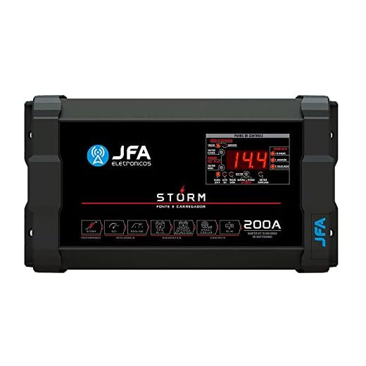 Fonte Carregador Automotivo JFA Storm 200 Amperes SCI Bivolt