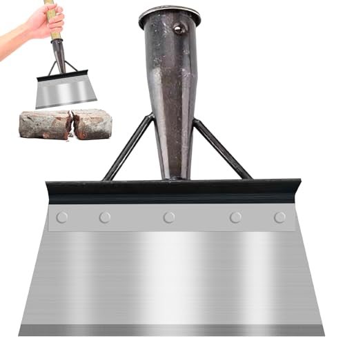 BJPERFMS Multifunctional Garden Cleaning Shovel, Cleaning Shovel for Grass, Multi-Functional Outdoor Garden Cleaning Shovel, 23CM Multifunctional All-Steel Garden Cleaning Shovel for Farm Garden