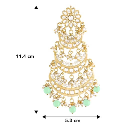 Image of Peora Traditional Indian Earrings Set Jewellery Gift for Women Girls