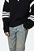 mnml Men's Polo Knit Sweater - Black/White, S