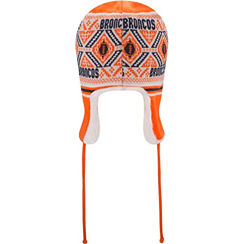 New Era Chapeau d'hiver Festive Trapper - Denver Broncos