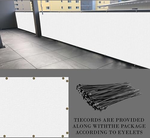 Image of HDPE Fabric Self Fold Baby Kids Safety Net Protector for Balcony & Staircase Railing Guard,Balcony Stairway Net Baby Safety Products for Indoor&Outdoor(White Color, 2X6 MTR)
