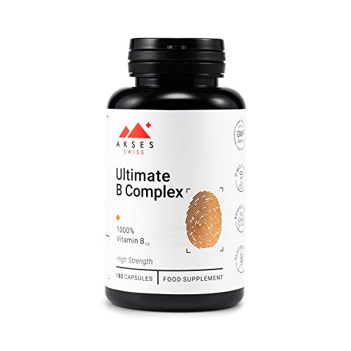 Vitamin B Komplex Hochdosiert mit B12 I Enthält die Vitamine B1, B2, B3, B5, B6 Cover