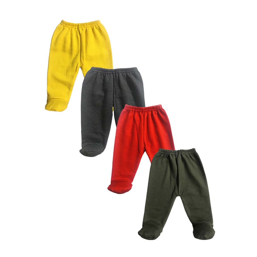 Clap Baby Fleece Booties Leggings Pajamis Infants Winter Footed