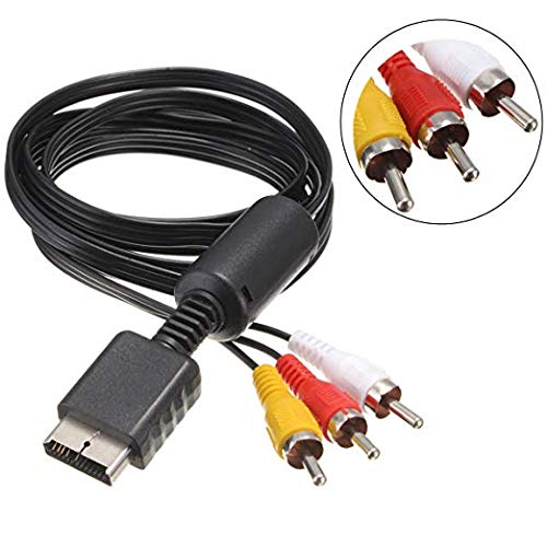 RUITROLIKER 1,8 Meter AV Audio Video RCA Composite Kabel für Playstation PS2 PS3 Cover