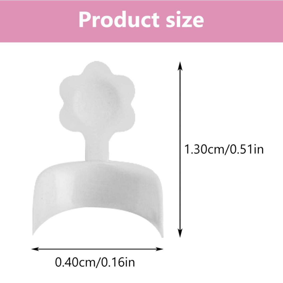 500pcs White ABS French Nail Tips, Easy to Paint Manicure Pieces