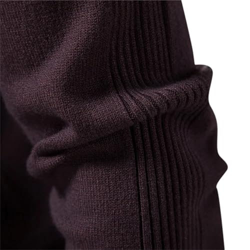 Long Sleeves Slim Fit Wool Sweater Mens Knit Pullover V Neck Lightweight Soft Jumper Top3