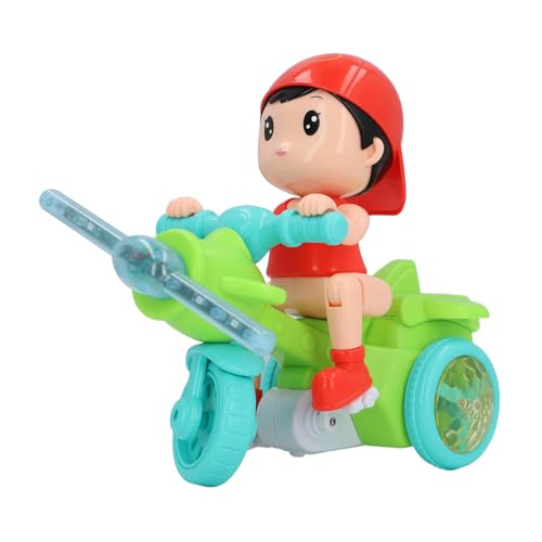 Chiyyak Divertido Triciclo Eléctrico, Juguete Musical para Niños, Diseño Robusto y Seguro, Experiencia Multisensorial (Verde)