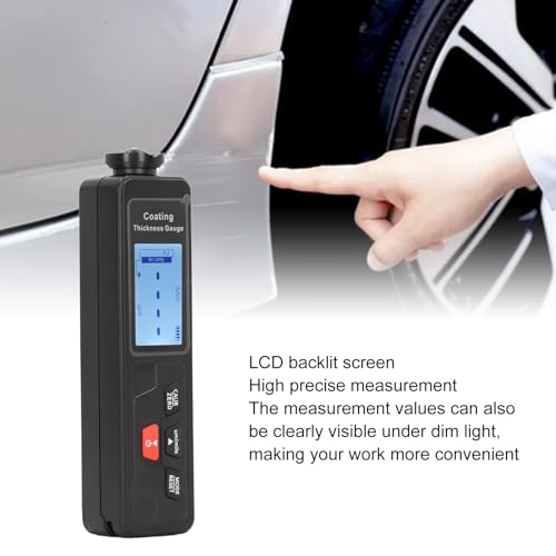Medidor de Grosor de Pintura con Reconocimiento Automático LCD miniatura 2