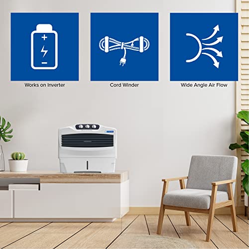 Image of BLUE STAR 50 Litres Window Air Cooler OA50MMA with UV Protect Coat and Easy Clean, White