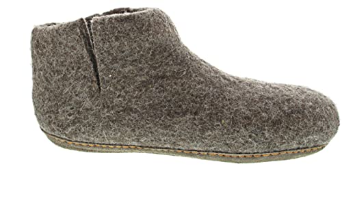 Tofvel Mula wollen vilten pantoffels marineblauw, blauw, 35 EU