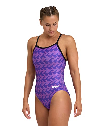 Maillot de bain une pièce femme Arena Ride The Wave natation sportive piscine