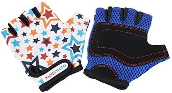 Miniatura 2 de Kiddimoto Guantes de ciclismo para niños Guantes de bicicleta antideslizantes para niños y niñas Guantes de bicicleta de montaña para niños sin