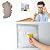 3Pcs Drywall Repair Kit Large Hole, 12 x 12in Self-Adhesive Drywall Patch Kit with Sandpapers & Scrapers, Wall Repair Patches for Big Holes & Cracks, Quick Fix for Ceiling Bathroom Wall Damage