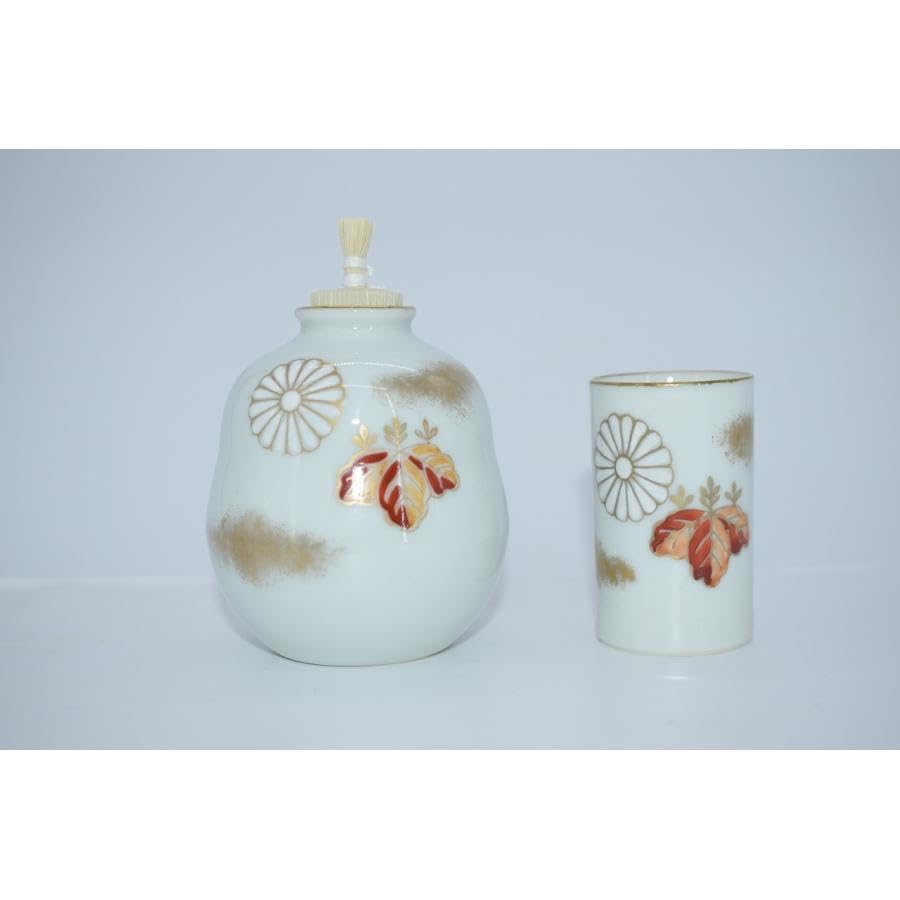 小野珀子 茶道具 巾筒・振出 骨董水妖｜小野珀子作 金襴手振出巾筒