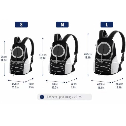 Mochila transpirable para gatos con correa de seguridad interna 3
