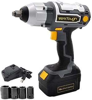 Werktough 18/20V IW03 Cordless Impact Wrench Lion Battery 1/2” Electric Impact Wrench Battery