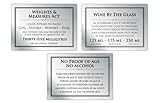 migros milette feuchttücher Taille : 210 mm x 148 mm – Lot de 3 pcs 02320 Aluminium é brossé de 230,7 mm. Coins arrondis. Fourni avec des tampons adhésifs. Plaque élégante Mileta Silver