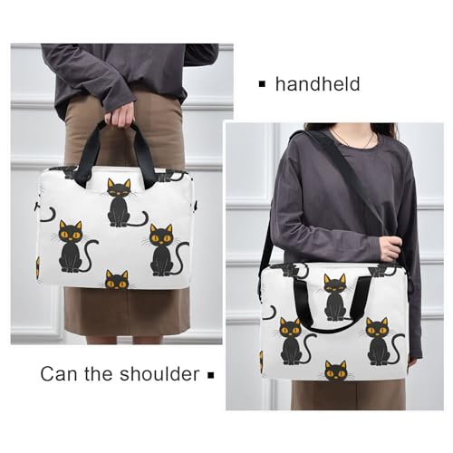 Funda maletín para portátil ALAZA Doodle Cat 13-15.6 pulg miniatura 2