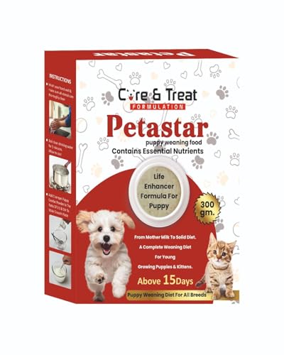 Image of Care & Treat Milk Powder 300 Gm | Dog Food| Puppy Weaning Diet for All Breeds| Improves Immunity & Digestability for Pups