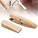 Ring Clamp Wooden, Jewelers Holder Jewelry Making Benchwork Professional Hand Tool for Stone Setting Engraving and Jewelry Repair for Polishing and Repairing Rings With Wedge