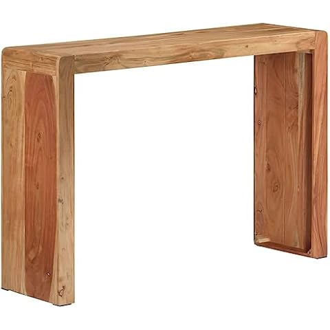 vidaXL Table Console Bois d'Acacia Cover