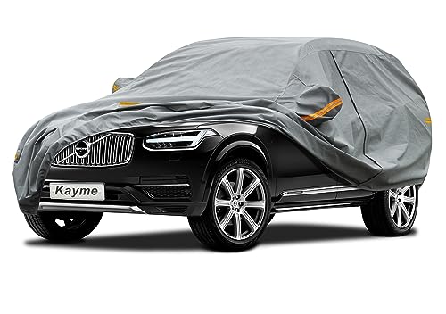 Image of Kayme Heavy Duty SUV Car Cover Custom Fit Volvo XC90 (2015-2025) Waterproof All Weather for Automobiles, Full Exterior Covers Sun Rain UV Protection.（Deliver About 3-10 Days）