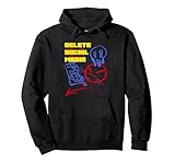 Social Media löschen (Digital Detox) (Graffiti-Grafik) Pullover Hoodie